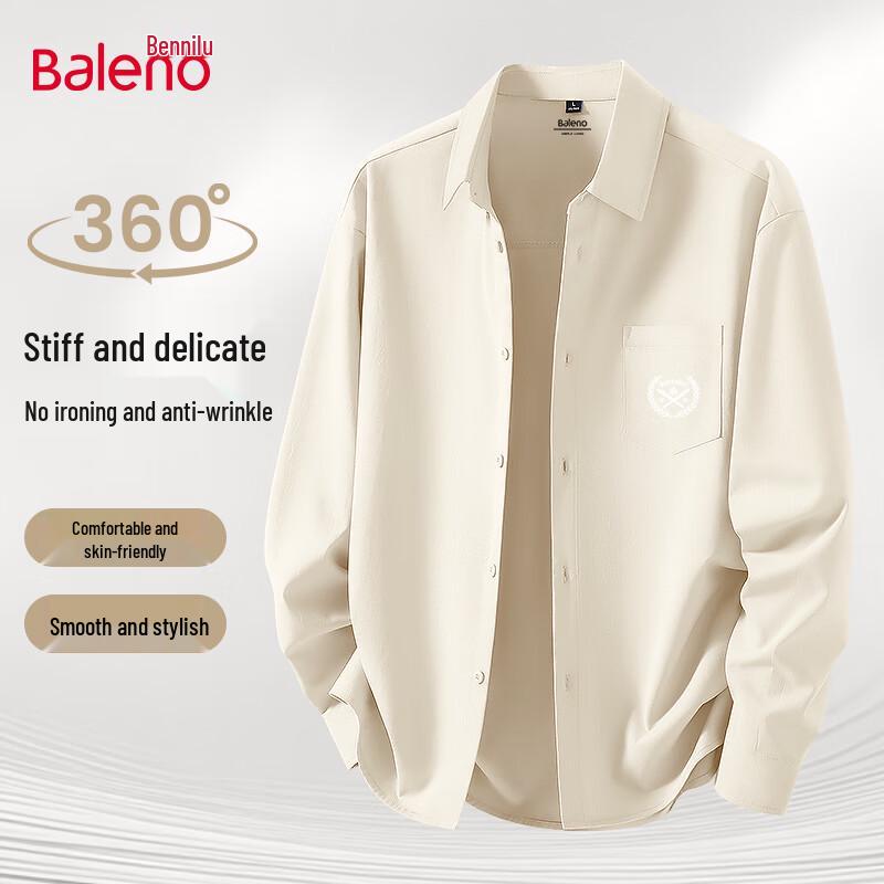 Baleno Unisex Lightweight Casual Long-Sleeve Shirt 3XL