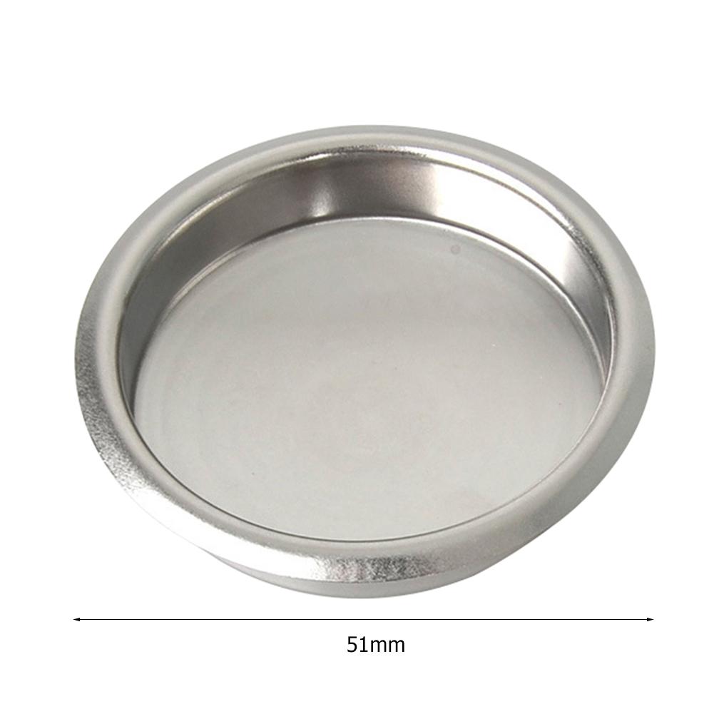 51/54/58mm Blind Filter Stainless Steel Coffee Cleaning Blind Bowl Backflush Insert Espresso Cleaning Disc