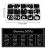 O Rings Kit Rubber Combination Washer Sealing Assort O Rings Replacement Effective Automotive Repair Tool For Valve Automobile
