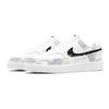 Nike Court Vision 1 White Ink Song Slip Resistant Abrasion Resistant Low Top Skateboard Shoes Men's Black White DH2987-101(Team1629-)