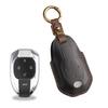 The Retro Key Cover Is Suitable For Gac New Energy Trumpchi E8 Car Handmade Real Cowhide Key Protection Bag.