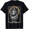 Norse Goddess Freya Celtic Viking Mythology T-Shirt 100% Cotton Adventurer Northern Europe Pirate Viking T-shirts for Men