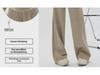 2024 Spring & Autumn Maternity Velvet Cotton Wide-Leg Pants with Belly Support