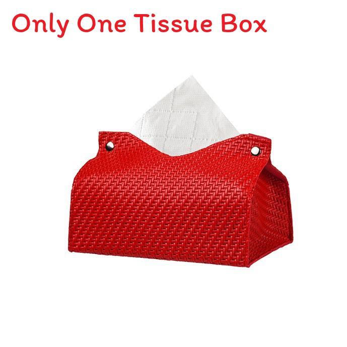 Scatola porta fazzoletti in pelle con design per decorazione del soggiorno e come regalo