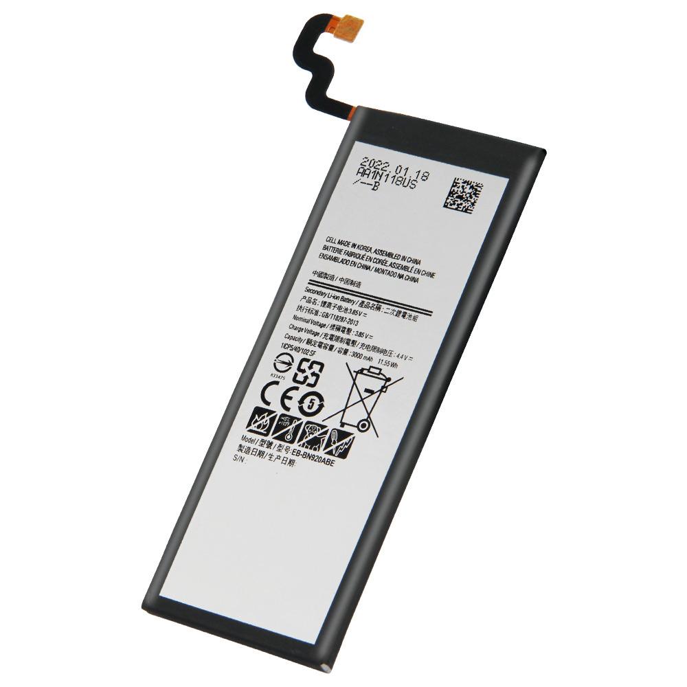 Replacement Phone Battery For Samsung Galaxy Note 5 SM-N9208 Note5 N9208 N9200 N920t N920c Genuine EB-BN920ABE 3000mAh
