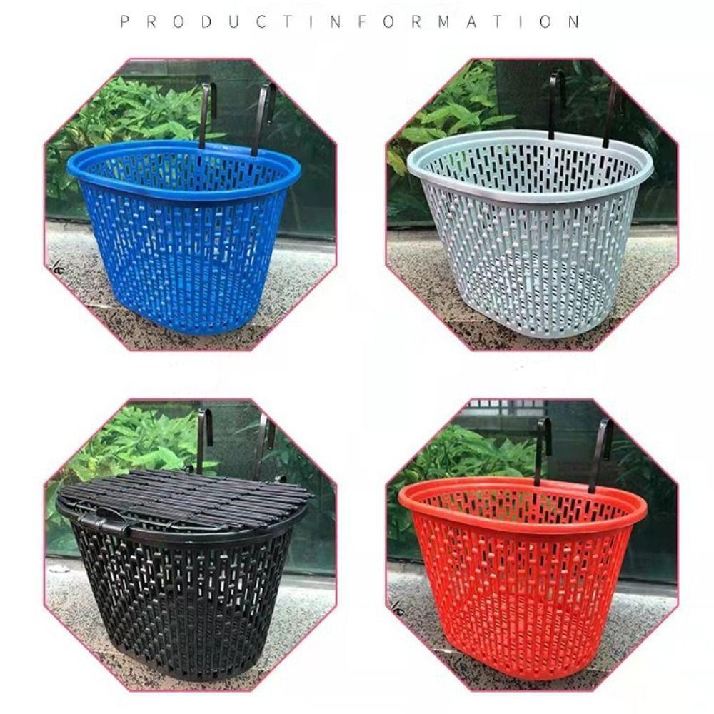 Coș Gol pentru Bicicletă Copii, Plastic, Coș Față pentru Elevi, Accesorii Ciclism Spate