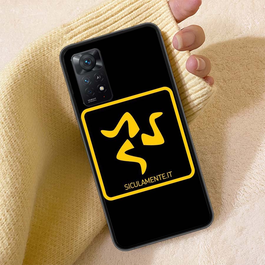 Isle of Man Coat of Arms Phone Case For Redmi Note 13 14 15 Pro Plus 12 13C 12C 15C 9 10 10C 9T 9C 9A TPU Soft Cover Clear Cell