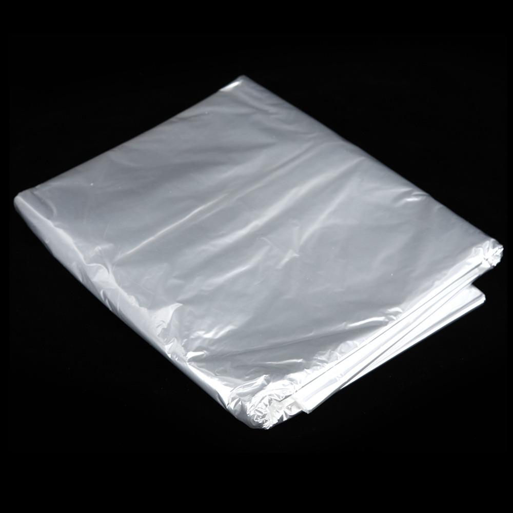 50pcs 60x100cm Disposable Clothes Dust Bags 60x120cm Transparent See Through Clothes Covers 60x90cm PP Plastic Clothes Dust Bags