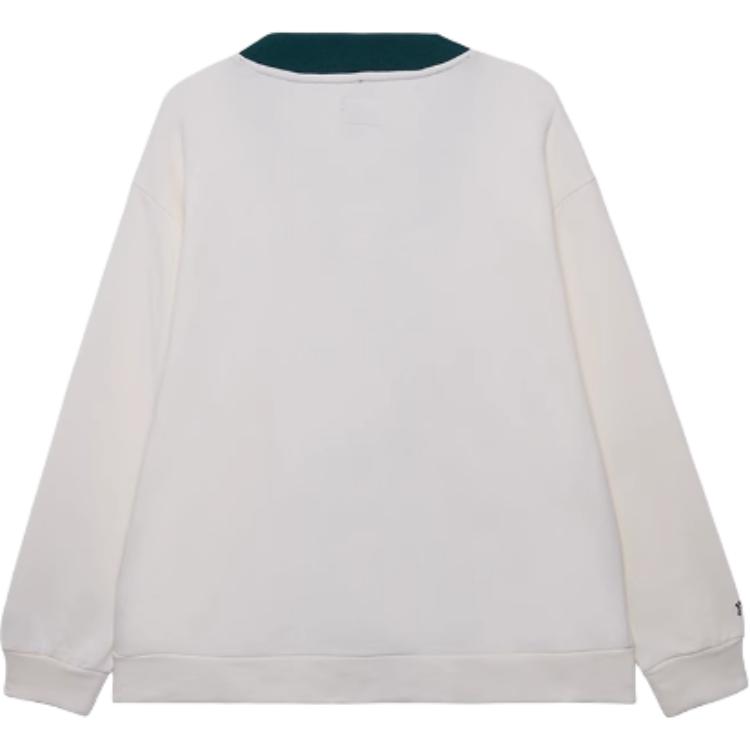 New Era FW24 MLB Vintage Academy Club Series New York Yankees Loose Logo Letter V-Neck Long Sleeve Knit Sweater Unisex sweater Ivory 14385185