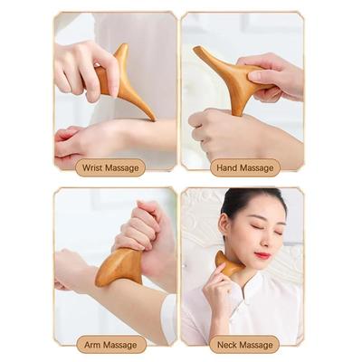Masaje de madera con puntos gatillo Gua Sha, herramientas para terapia, relajación muscular, alivio del dolor corporal, espalda, piernas, pies, hombros y cuello, herramienta de spa para el cuidado de la salud.