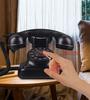 Vintage Rotary Landline Phone: Antique Retro Telephone for Home or Hotel