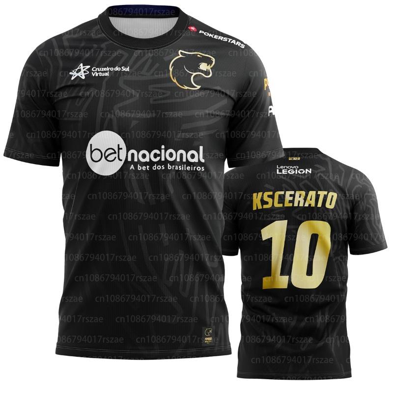 Hengyuan48 Future Is Black FURIA Team Uniform Herenkleding '24 Seizoen Sport T-shirt Heren Esport Fallen KSCERATO Naam Print Game Jersey 3XL