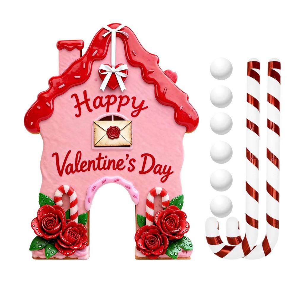 Zestaw do golfa z piernika Dekoracja świąteczna do golfa Zestaw do mini golfa z piernika z kijami w kształcie laski cukrowej Piłkami Impreza świąteczna Wewnątrz