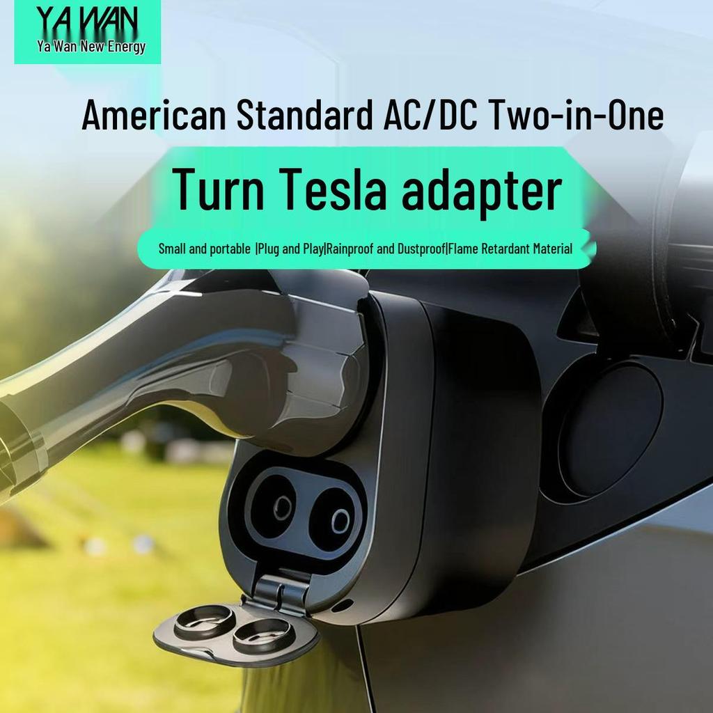 Tesla AC Adapter: CCS1 & J1772 To NACS Converter for DC Fast Charging