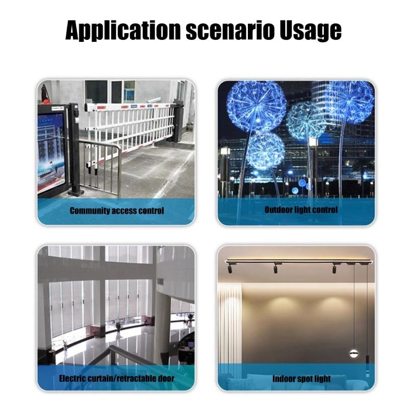 Wireless Remote Switcher ,315/433Hz Single Channel Wireless Remote for Family For Enhances Security And Lighting Control