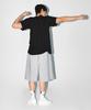 BORN TO WIN Stroke B Logo Semi Over Fit T-Shirts [Black]