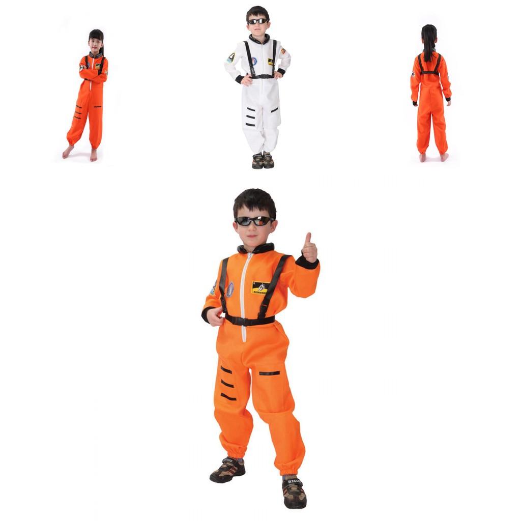 Astronaut Cosplay Kids Costume Polyester Space Suit For Play And Events