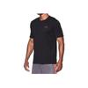 Under Armour Casual Quick-Dry Fitness T-Shirt Men tops Black Gray 1257616-001