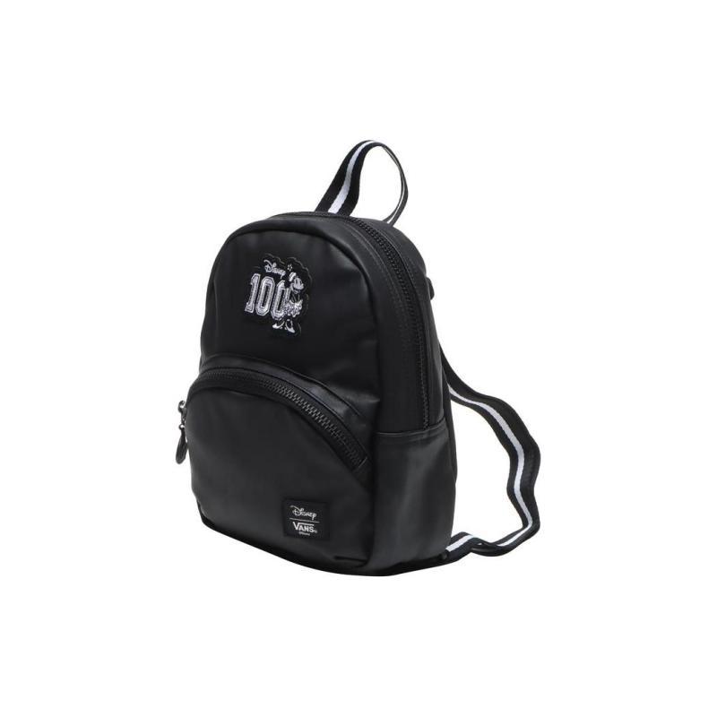 Vans Disney Collaboration Leather Backpack Mini Women's Black Vans VN000FZHBLK