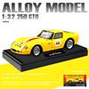 1/32 Scale Ferrari 250-GTO Car Model Simulation Alloy Super Sports Car Boy Toy Car Collection Ornaments Suitable for Giving Children Toy Gifts