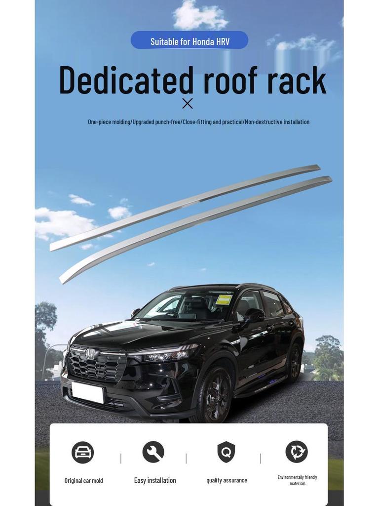 2023 HR-V Dachträger: Silbernes Klebe-Kunststoff-Gepäckträger