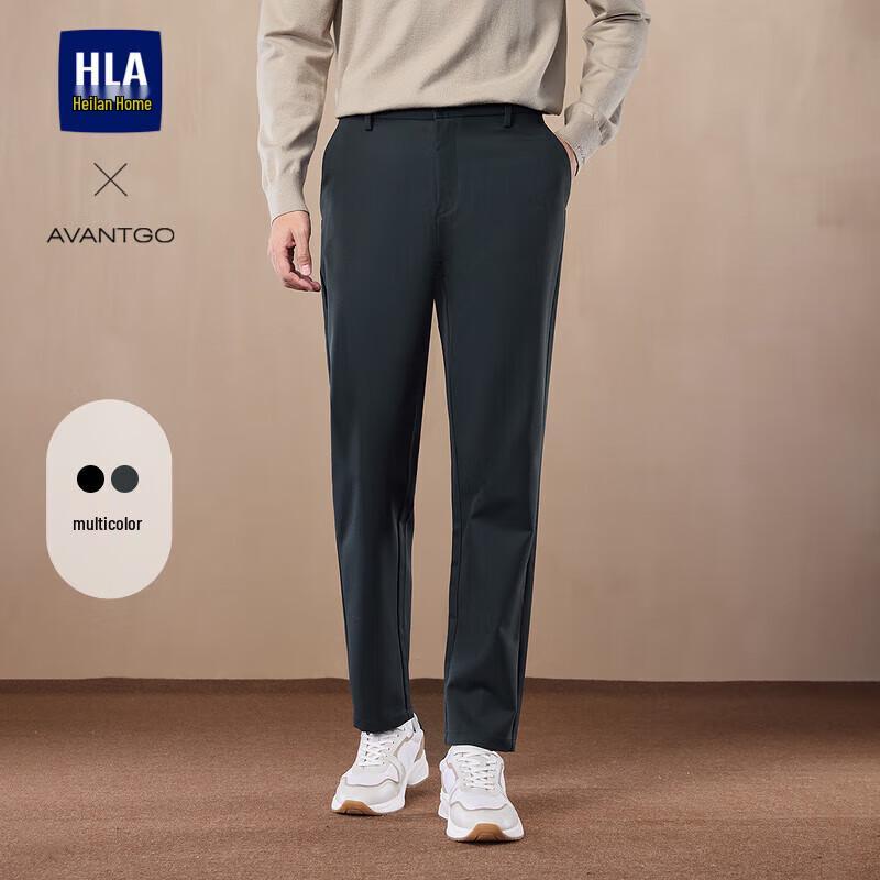 

HLA Men s Classic Slim-Fit Casual Pants 4XL