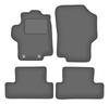 Velour Graphite Car Mats For: Peugeot 1007 Minivan (2004-2009)