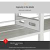 Yuanzu Steel Double-Sided Library Bookshelf