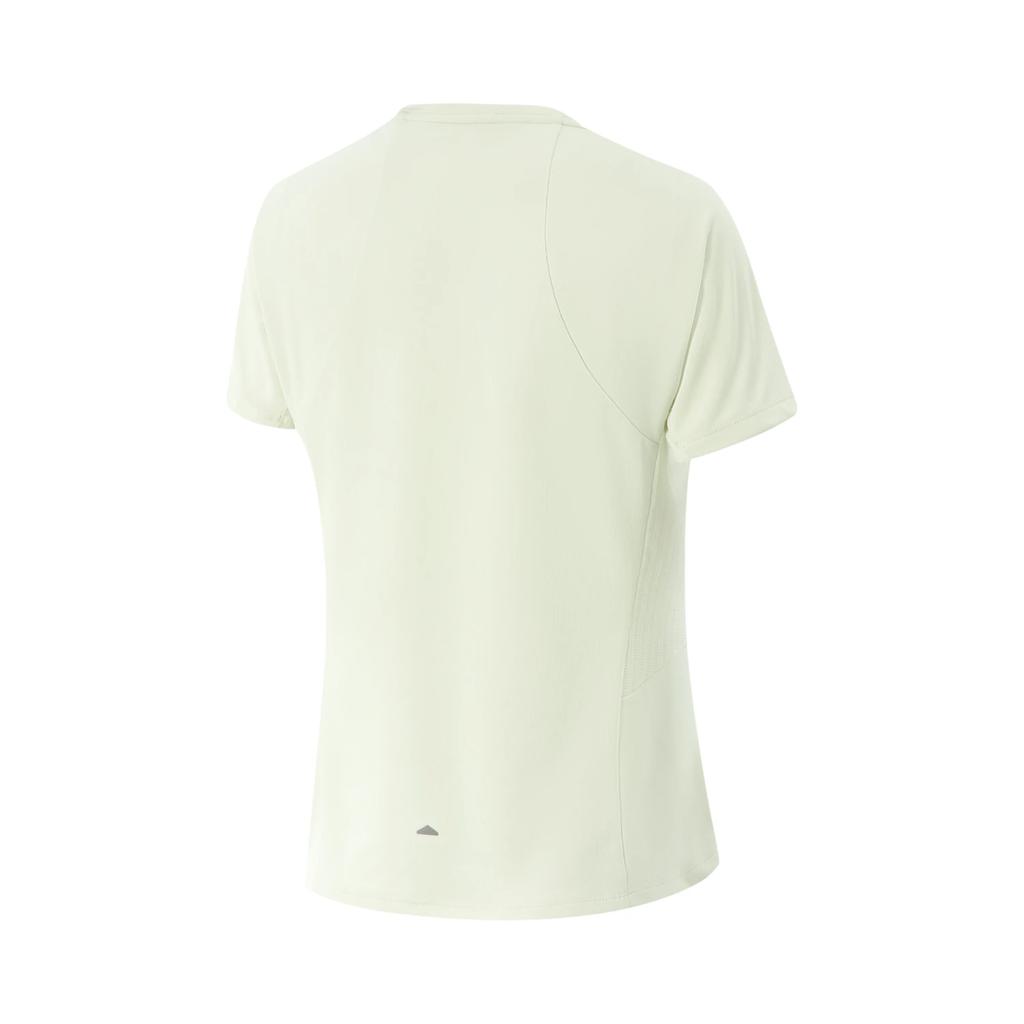 Li Ning Running Series Solid Color Breathable Versatile Short Sleeve T-Shirt Women tops ATSV100-5