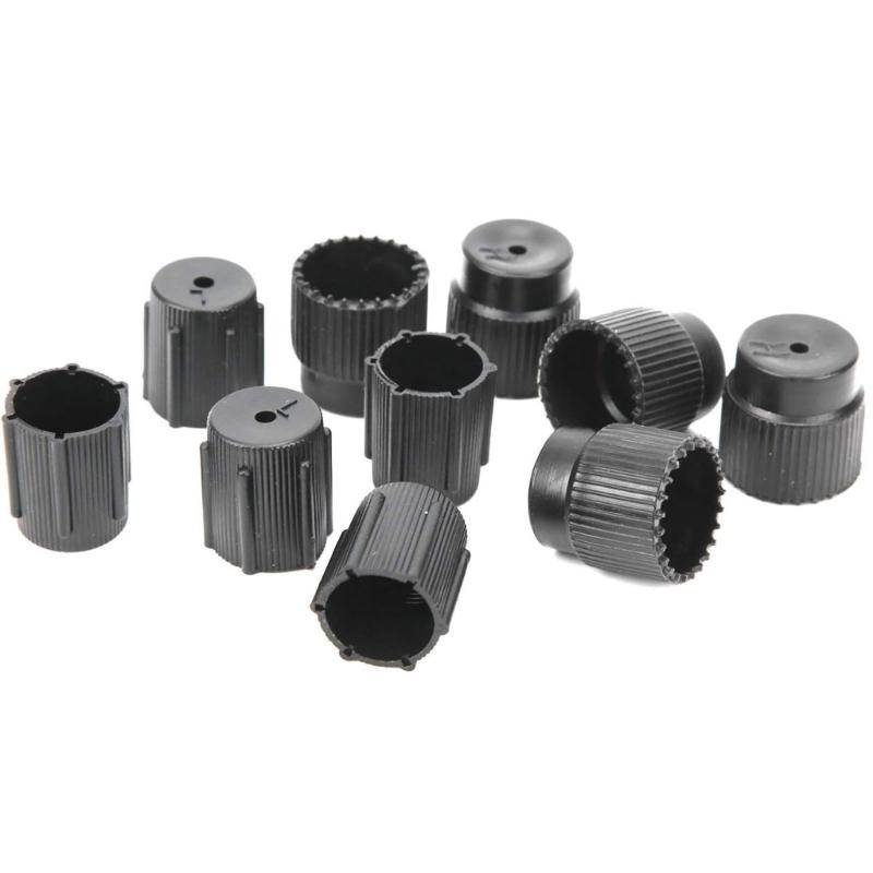 10 Stück System Ladeanschlusskappen Kfz-Wartungszubehör R134a 13mm 16mm Ladeanschlusskappen Systemkappen