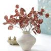 Plastic Material Artificial Eucalyptus Plant 1 Pcs Pack Long Pole Eucalyptus  Table Decor