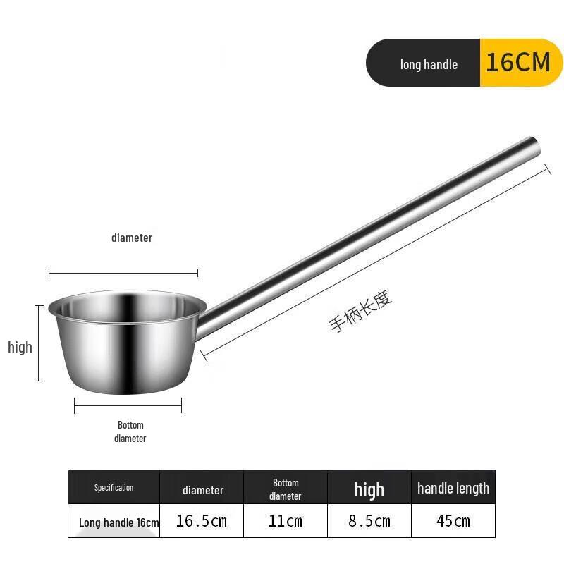 Kangbahu Stainless Steel Long Handle Utility Ladle