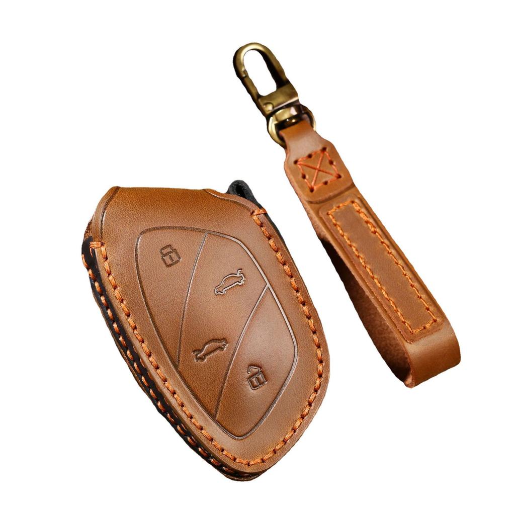 SAIC Roewe MARVEL X Car Key Leather Protective Shell and Buckle Cover