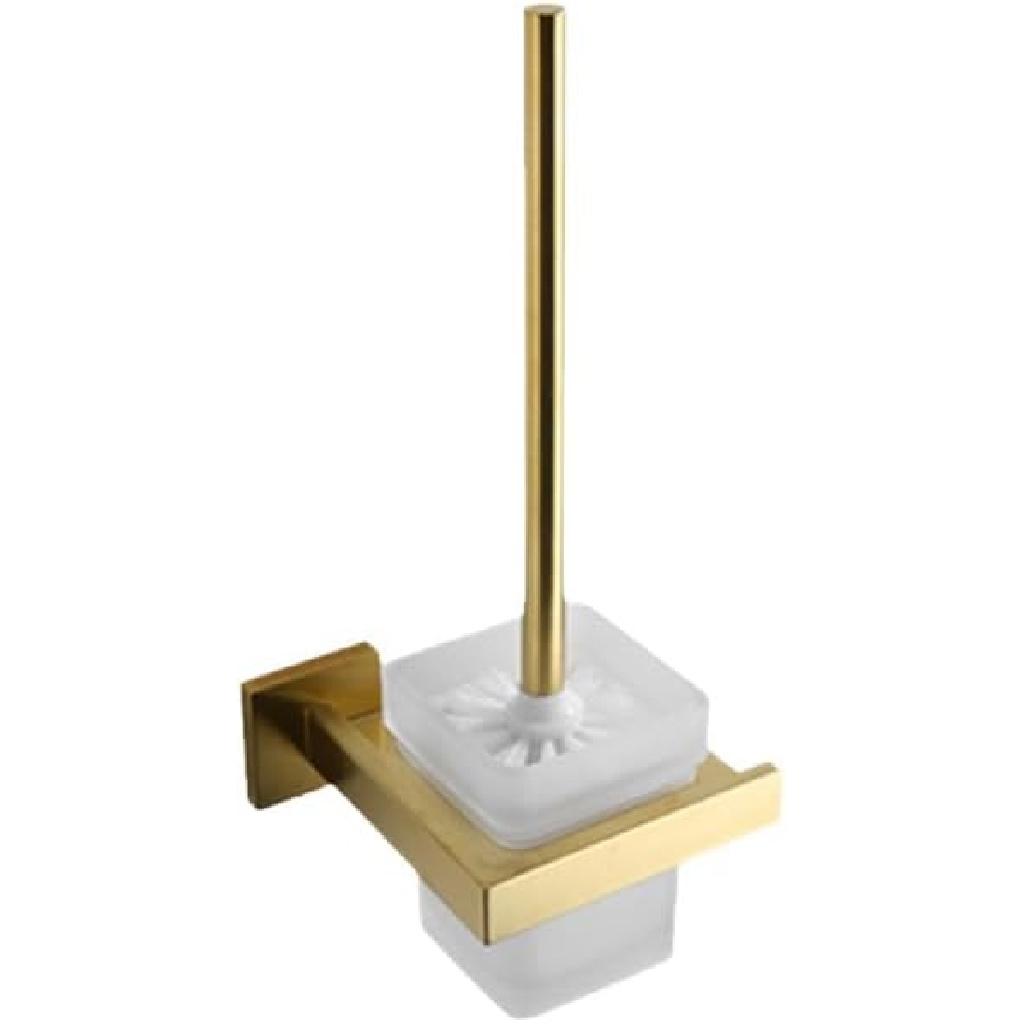 Brushed Gold Bathroom Accessories Toilet Paper Holder Wall Hook Towel Hanger Stainless Steel Kitchen Towel Bar Rack,Paper Holder