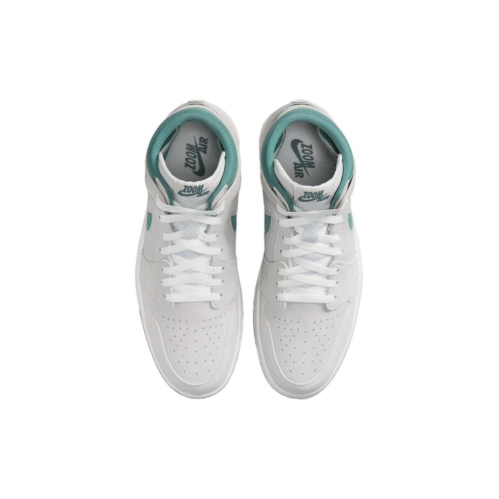 Air Jordan 1 High Zoom Comfort 2 Bicoastal Men Sneakers White Summit-White Oxidized-Green DV1307-130