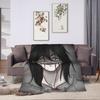 Jeff the Killer Blankets Quality Warm Soft  Bedding Throws Winter Airplane Travel Couch Chair Print Bedspread