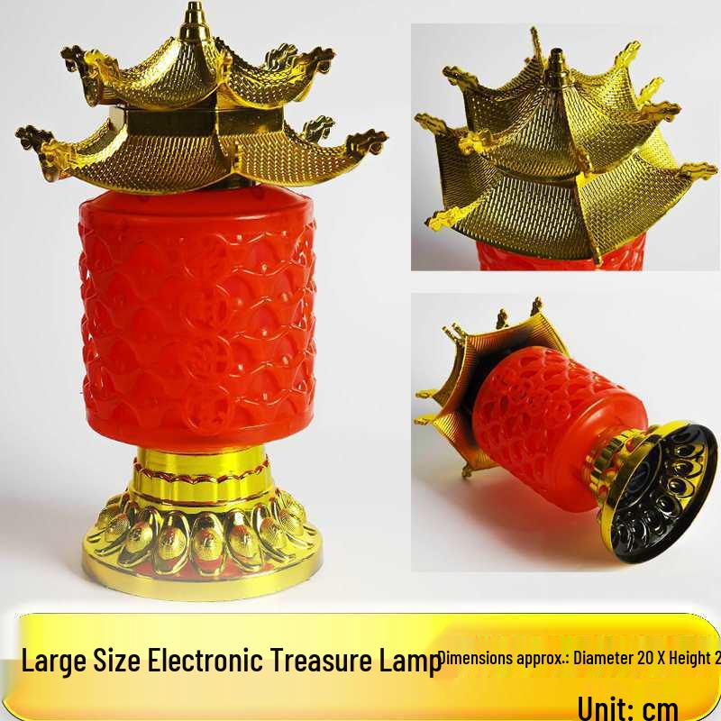 Electronic Lanterns & Candle Lamps for Lunar New Year: Ancestral Offerings & Buddha Lamps