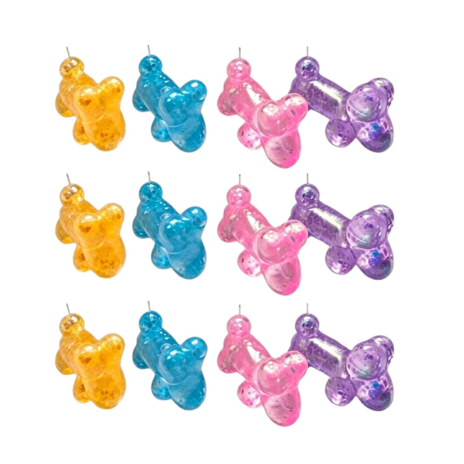 12PCS Slow Decompression Toy one size красный