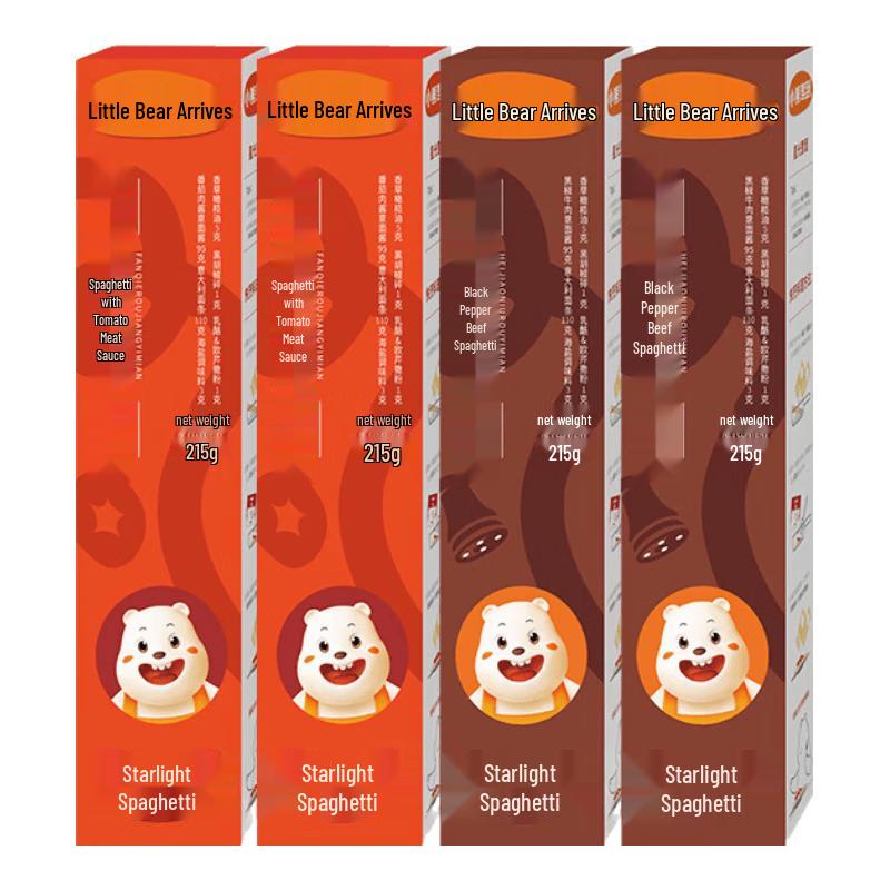 Little Bear Instant Italian Pasta 4-Box Pack