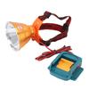 LED Headlamp Fit for BL1840 Battery Super Bright Spotlight Headlight 500W for Garden Outdoor Camping Fishing