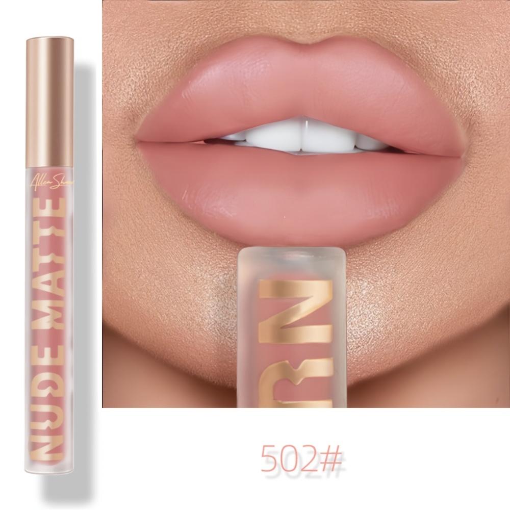 Matte Liquid Lipstick - Long-lasting, non-stick, moisturizing, nude, pink and brown tones