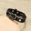 Trend Retro Delicate Jewellery Scorpio Leather Bracelet Adjustable Size Bracelet For Men's Daily Wear
