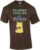 Please Take Me Retro Ufo T-Shirt