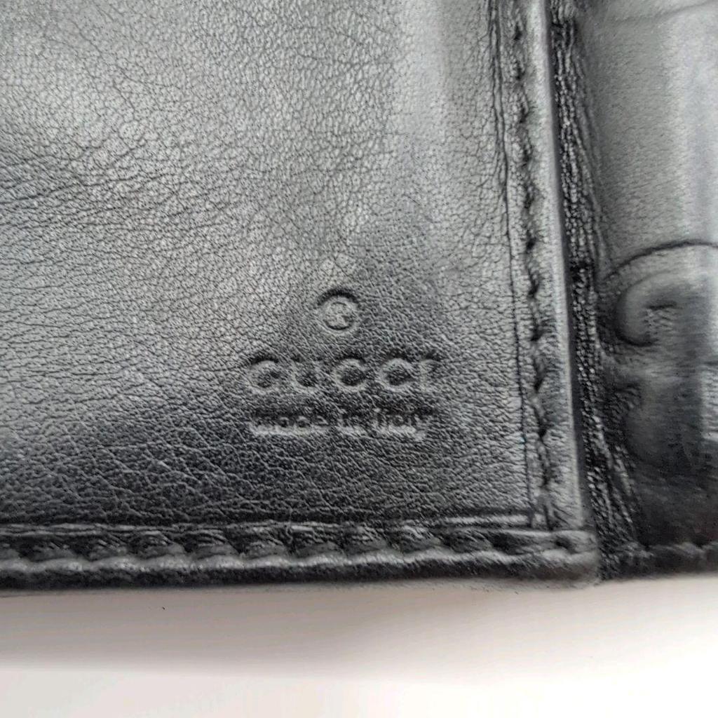 Used GUCCI Interlocking G Gucciissima Leather Bi-fold Wallet