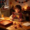 Adults Jigsaw Puzzle 1008Pcs/Set Halloween Advent Calendar, 30 Days Countdown Haunted Reusable Paper House Puzzle, Educational Toy Box for Decoration
