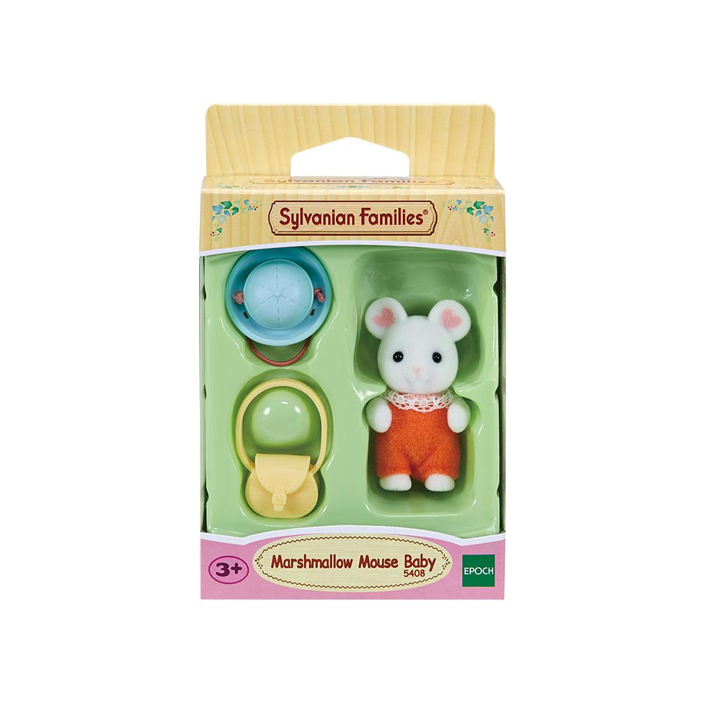 

5408 Sylvanian Families Marshmallow Mouse Baby Figure