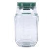 Salad Jar 1000ml Side Open Vertical Layering Salad Container with Sauce Compartment Reusable Leakproof Microwave Safe