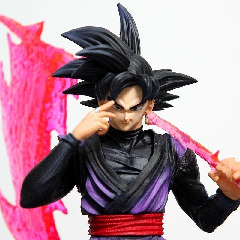 37Cm Dragon Ball Super Saiyan Ros Goku Standing Figure Anime Model Statue Collection Desktop Decoration Ornament Toy Gift