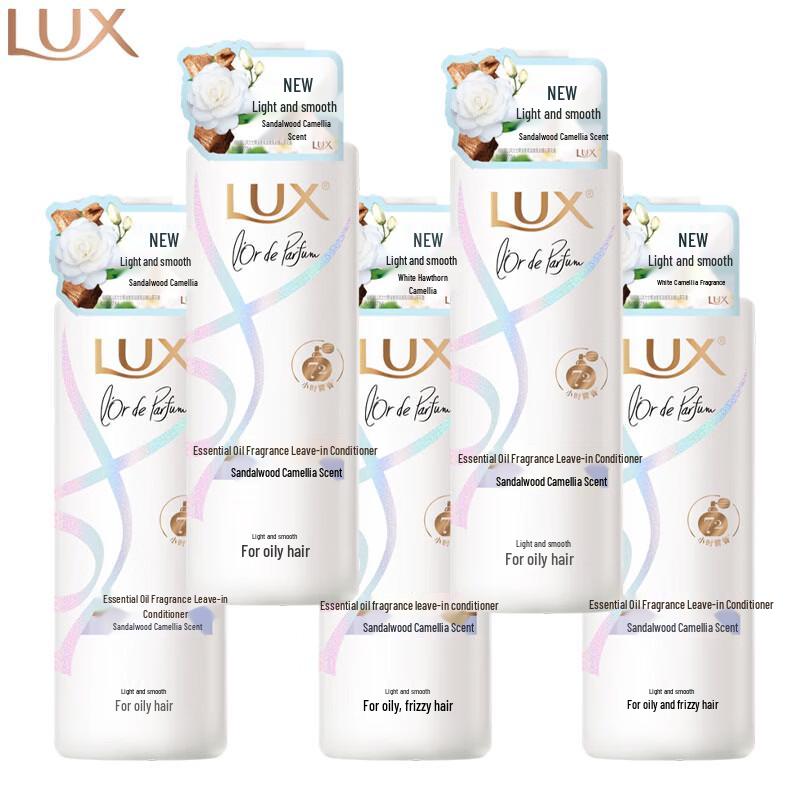 LUX Moisturizing Silky Hair Conditioner with Sandalwood Camellia Scent (5-Pack)