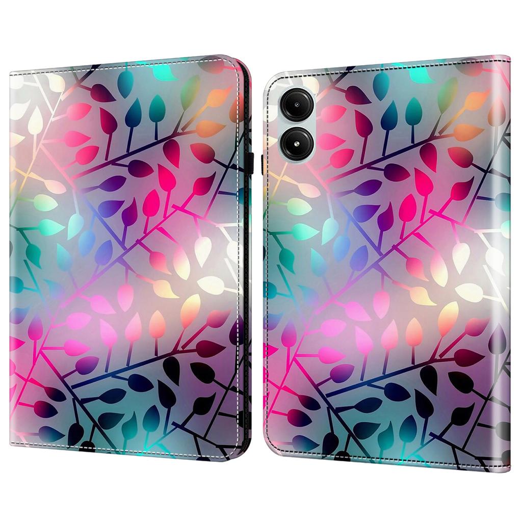 Etui na Xiaomi Redmi Pad Pro z klapką, podstawką, skórzane etui na tablet z nadrukowanym wzorem